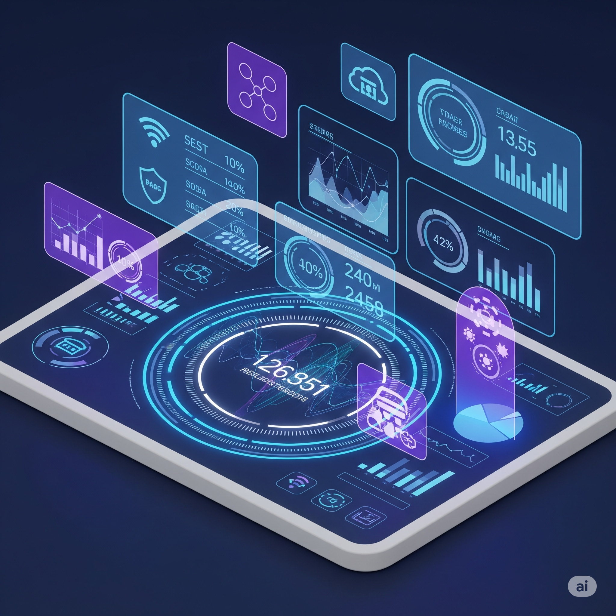 Digital tools illustration
